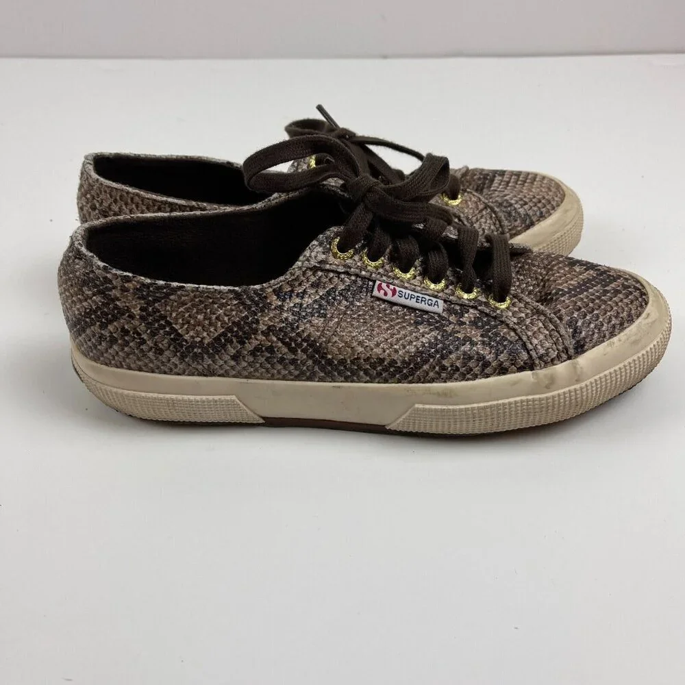 Superga 2750 Synth Snake Shoes Women’s Size 9 EU 40  Casual Sneakers - Picture 4 of 10